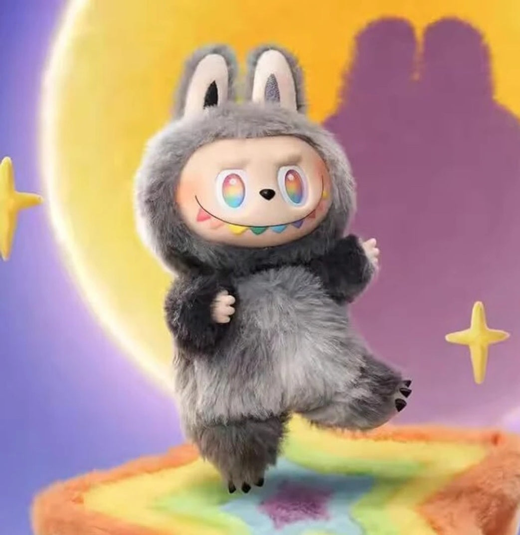 Dropdash  Labubu The Monsters Tasty Macarons Chestnut Cocoa Vinyl Plush ( Multicolor )